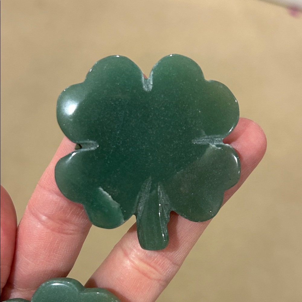 Green Aventurine Clover Crystal